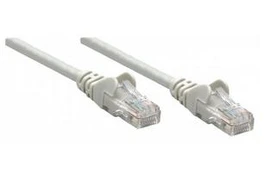 INTELLINET Patchkabel RJ45 S/FTP Cat6 Kupfer LSOH 0,25m grau
