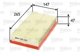 Oro filtras VALEO 585010 kaina