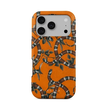 Bitter Apricot - Snake iPhone 17 Pro Case, Tough (MagSafe) / N/A