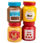 Bigjigs mediniai stiklainiukai (4 vnt.) kaina