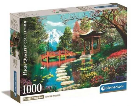 Clementoni CLE puzzle 1000 Compact Fuji Garden 39910
