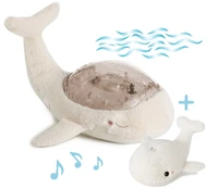 Naktinis šviestuvas Cloud B Tranquil Whale, balta kaina