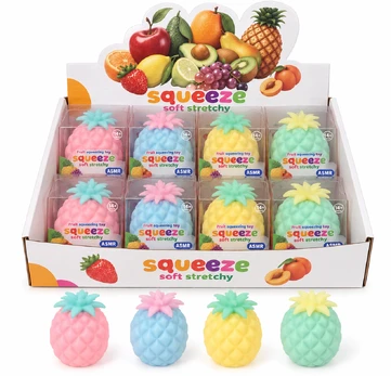 Squishy ananasas cruncy minkomas žaislas