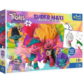 TREFL TROLLS Super maxi dėlionė, 24 det.