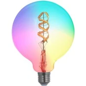 LUUMR Smart LED, E27, G125, 4W, RGB, Tuya, WLAN, skaidrus, CCT