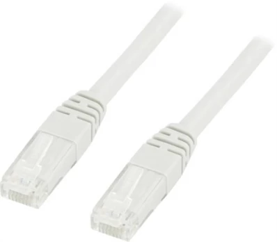 DELTACO U / UTP Cat6 patch kabelis, 0.3m, 250MHz, LSZH, baltas / TP-603V