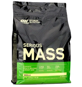 Optimum Nutrition Serious Mass, Bananas, 5540 g