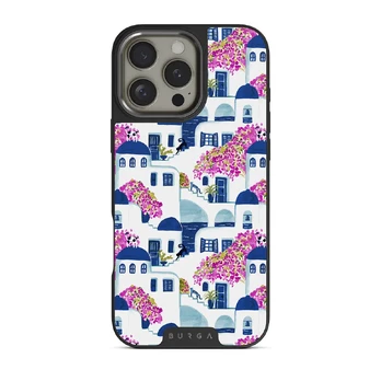 Santorini - iPhone 16 Pro Case, Elite Dark (MagSafe) / Gunmetal