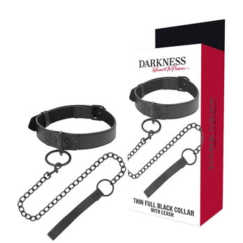 Darkness Bondage DARKNESS - Juodas NECKLACE WITH CHAIN
