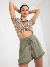 Šortai-D73760M62233KB-khaki kaina