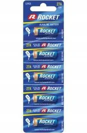 Rocket Alkaline LR27 12V baterija, 5 vnt.