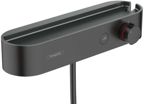 Planšetė Select 400 termostatinis dušo maišytuvas. matinis juodas