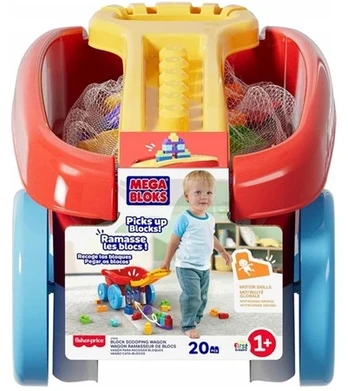 Mattel *****MEGA BLOKS wagonik+klocki JFR30 /2