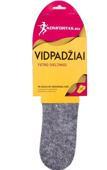Sintetinio fetro vidpadžiai 22-46 dydis