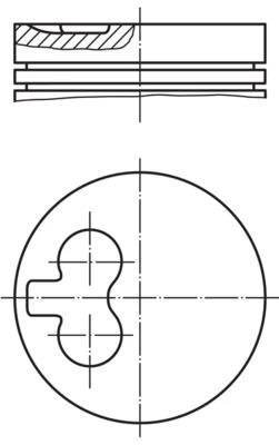 Stūmoklis MAHLE 040 01 01