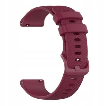 „BestAccessories" silikoninis laikrodžio dirželis 18 mm, bordo