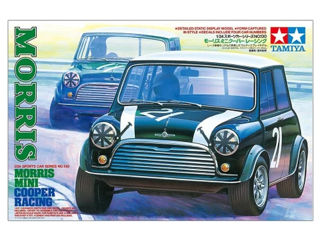 Tamiya Morris Mini Cooper Racing lenktyninio automobilio modelis 1/24, 24130