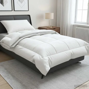 Antklodė TRIER 155x220cm 4 metų laikai 140+220GSM Balta