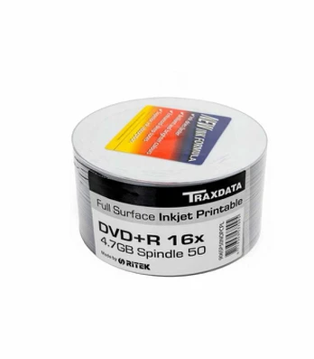 Traxdata DVD+R 4,7 GB 16x 50 vnt. (TRDPW50+)