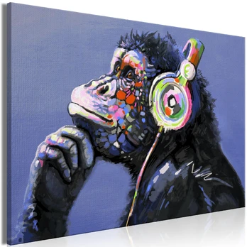 Artgeist Paveikslas - Musical Monkey (1 Part) Wide