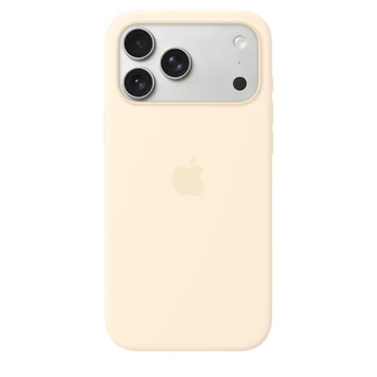 Dėklas Apple iPhone 17 Pro Max Silicone Case with MagSafe Vanilla