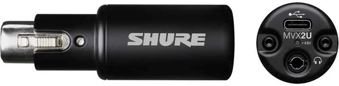 Shure MVX2UG2 - Skaitmeninis interfejs audio, XLR do USB