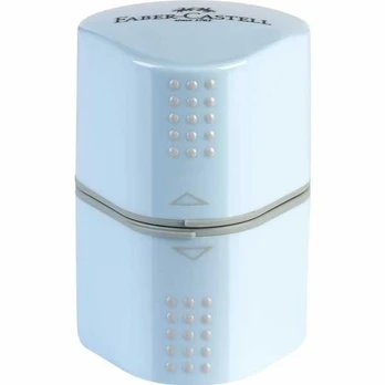 FABER-CASTELL Dreifachspitzdose Grip sky mėlynas