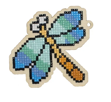 Deimantinės mozaikos suvenyras Dragonfly WW196