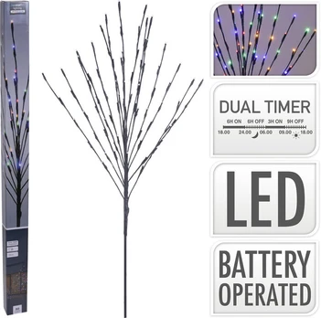 Kalėdinis medis su LED lemputėmis 110cm