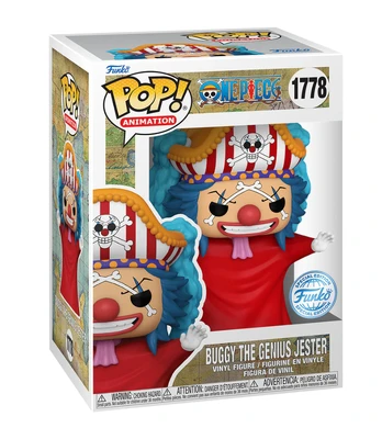 Funko POP! One Piece Buggy The Genius Jester exclusive
