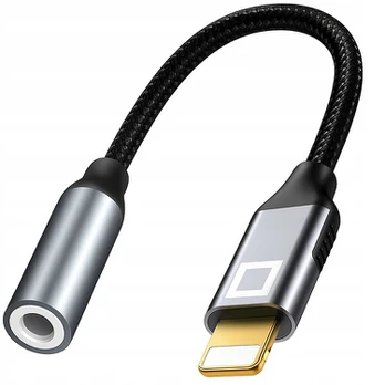 CO2 „LIGHTNING“ ADAPTERIS, MINI LIZDAS, 3,5 MM, SKIRTAS „IPHONE 12“, 13, 14