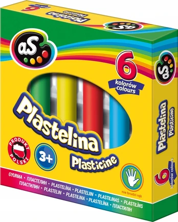 Plastelina Astra 6 spalvų vaikams