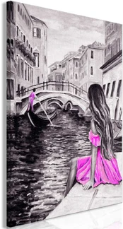 Artgeist Paveikslas - Far Dreams (1 Part) Vertical Rožinė kaina