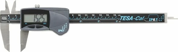 150 DIGIT CALIPER. 6" IP67 3V/SQ TESA-INCH