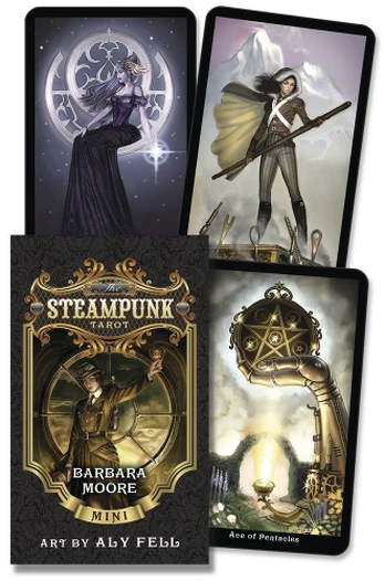 Steampunk Mini Tarot kortos