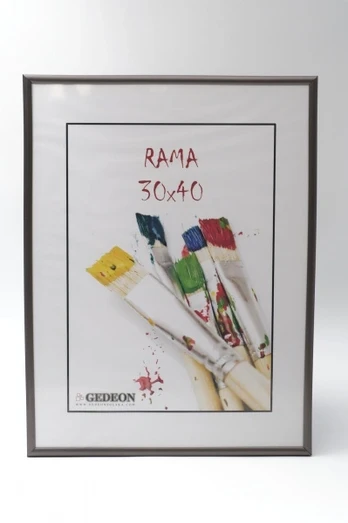 Rėmelis GED 30x40 plast EASY pilkas | 8mm