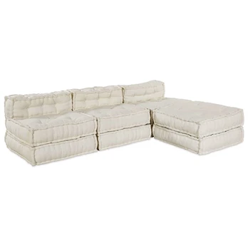 Modulinė sofa 4 pcs Kreminė Audinys