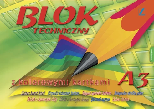 Kartonas dvipusis A3, 10 lapų