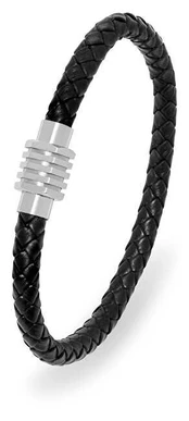 Troli Juodas leather bracelet for men Leather