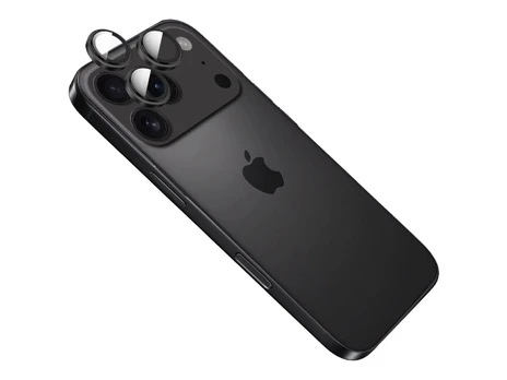 Kameros stikliuko apsauga Fixed Apple iPhone 17 Pro/Pro Max, juoda