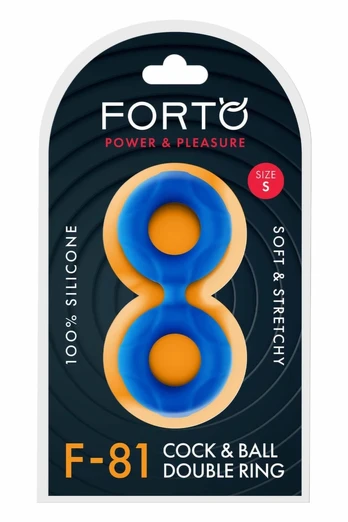 FORTO F-81 Double Ring 44mm Blue Premium Silicone System