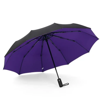 Vėjo Atsparus Automatinis Skėtis, Dvisluoksnis violetinis