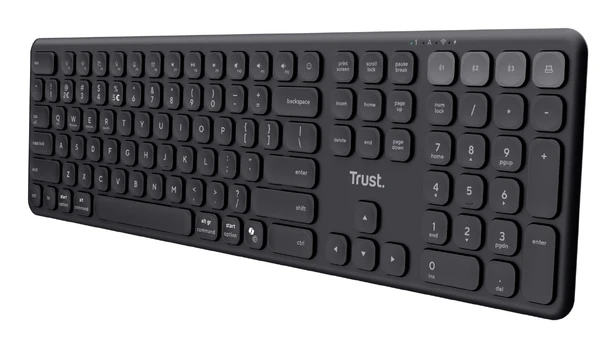 Klaviatūra Trust Vaiya Multi-device Juodas