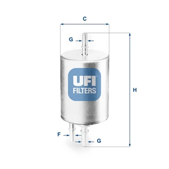 Kuro filtras UFI 31.831.00