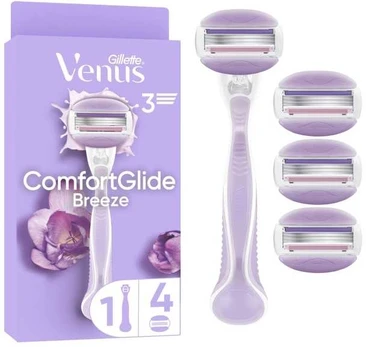 Gillette Rakhyvel Comfortglide Breeze + 4st rakblad