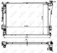 Variklio radiatorius NRF NRF 59200 kaina