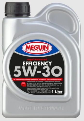 Variklinė alyva Meguin Efficiency 5W-30, 1 L