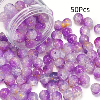 Stiklo karoliukai, Violetinė