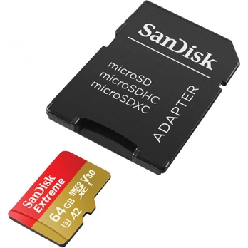 Extreme microSDXC 64GB 170/80 MB/s A2 V30 U3