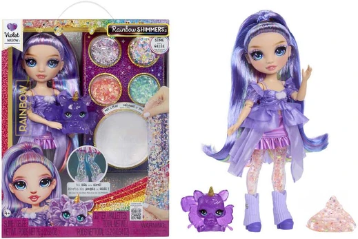 MGA Rainbow High Shimmers slime Violet 122425 122395